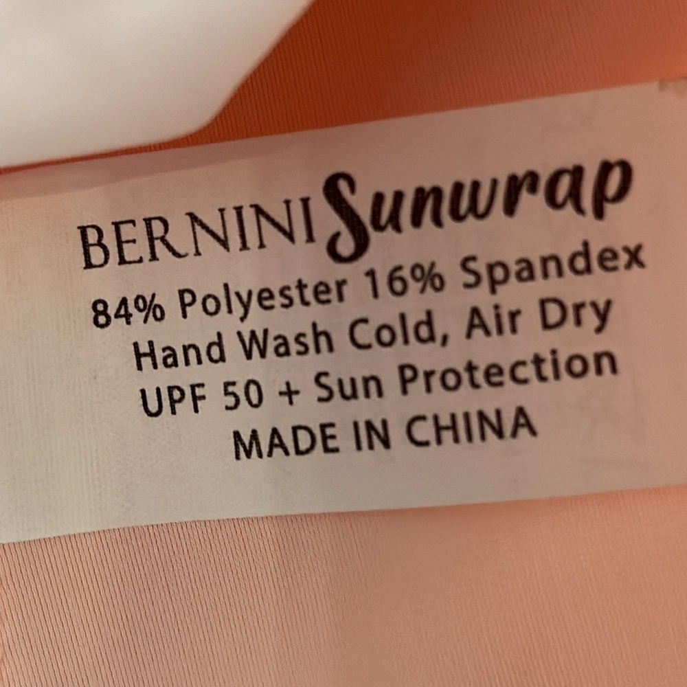 Bernini Sunwrap Outdoor Gardening/Beach/Pool/Sun Protection Rose Petal New OS - Picture 6 of 7